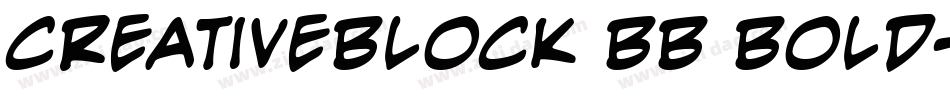 CreativeBlock BB Bold字体转换